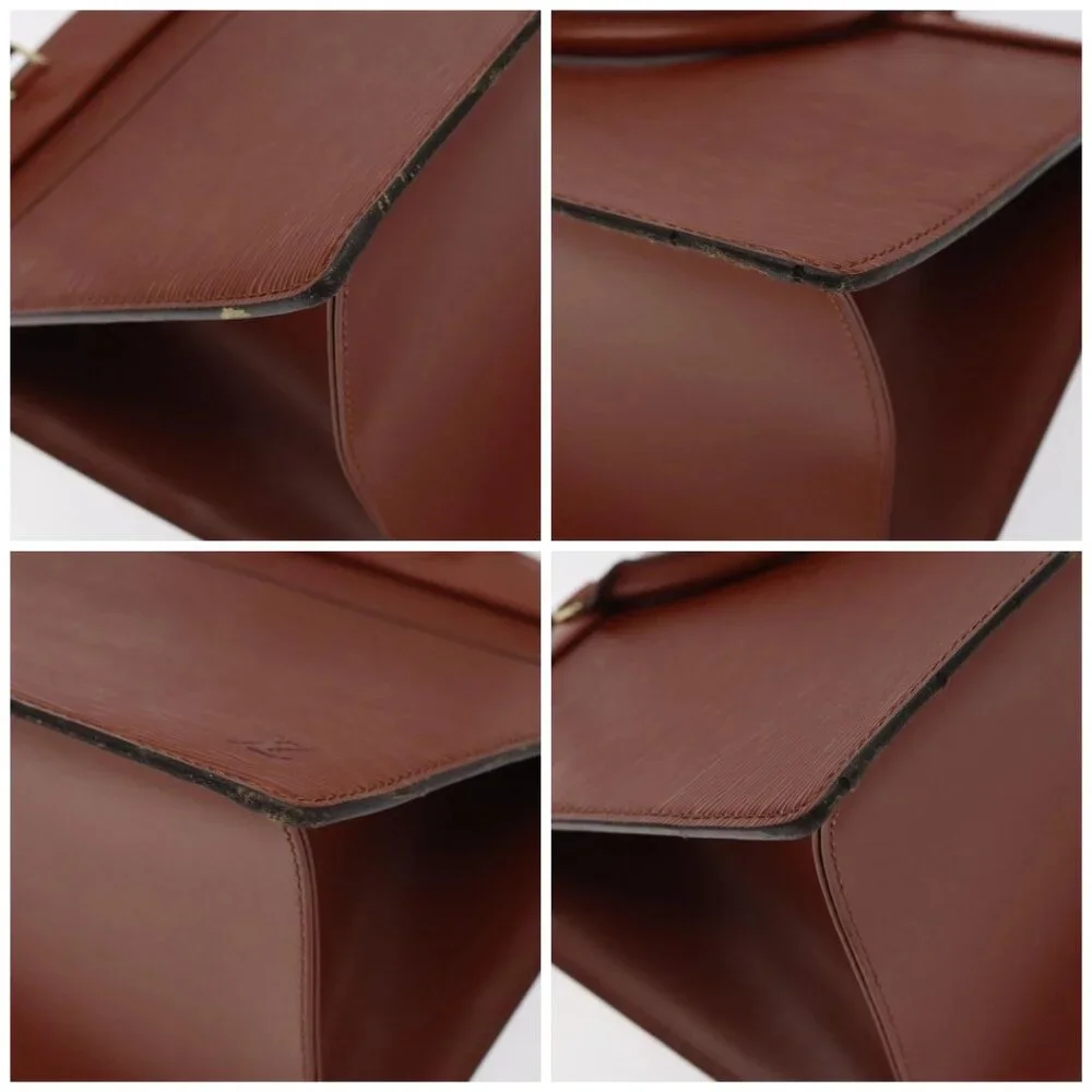 LOUIS VUITTON Epi Riviera Hand Bag Brown M48183 LV Auth 128752 - Picture 14 of 16